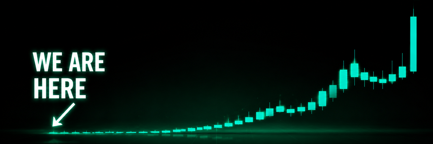 World Record Fastest $100M Run — pumping chart banner